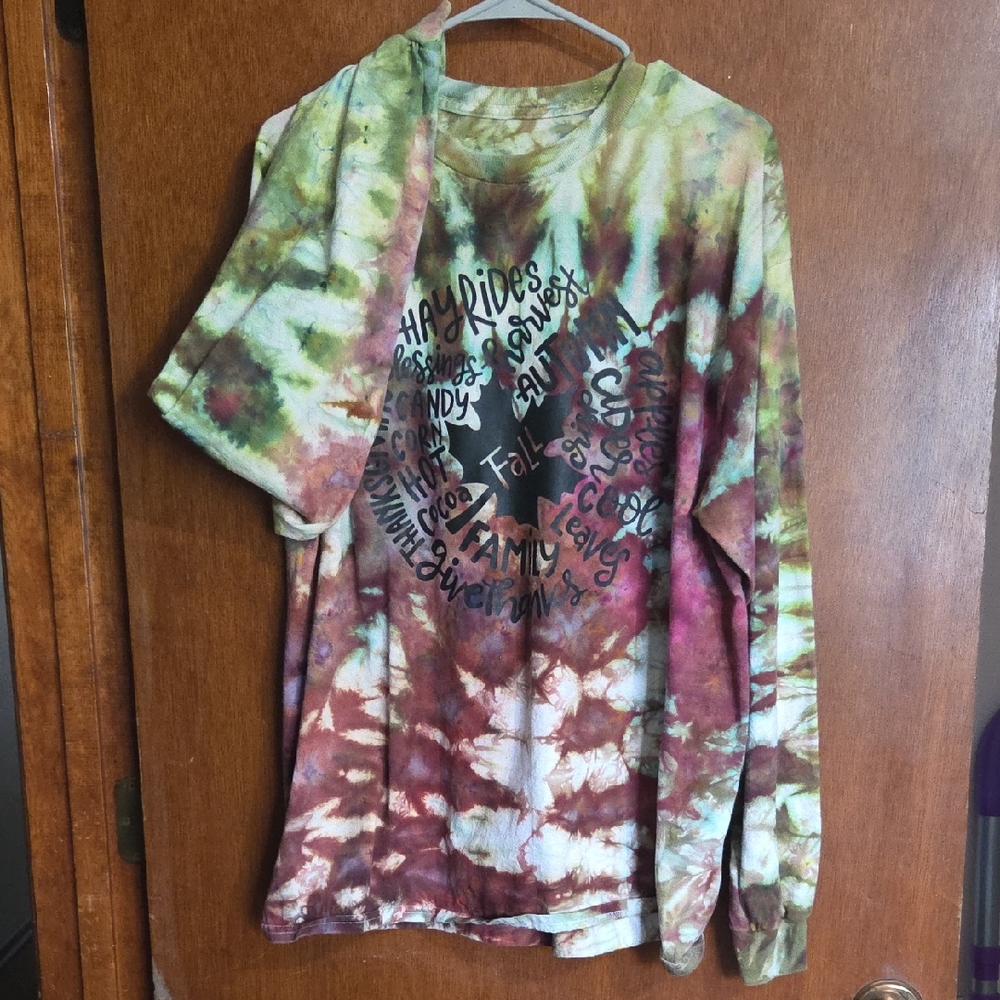 FALL Long Sleeve Tie-Dye Tee